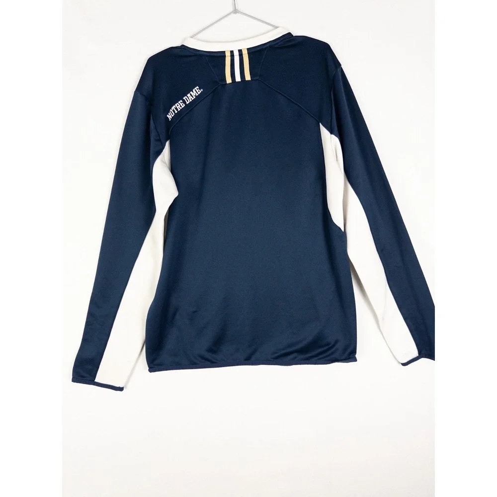 Adidas Notre Dame Irish Pullover Mens S NCAA Color Block Climalite Sweatshirt